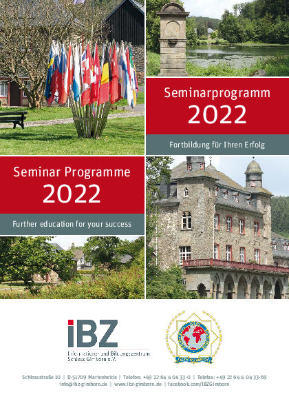 Seminarprogramm 2022 IBZ Gimborn